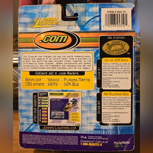 Johnny Lightning .com Racers Y2K Bus - Picture 3 of 4